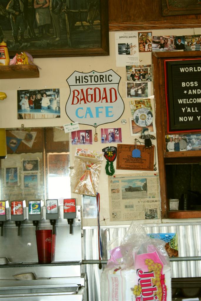 Bagdag Cafe, Route 66. Viaje Ruta 66