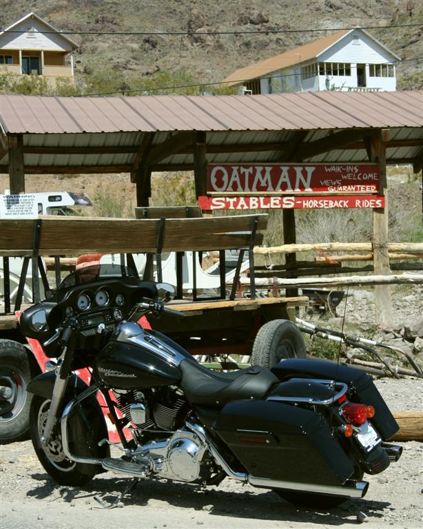 Harley Davidson en Oatman