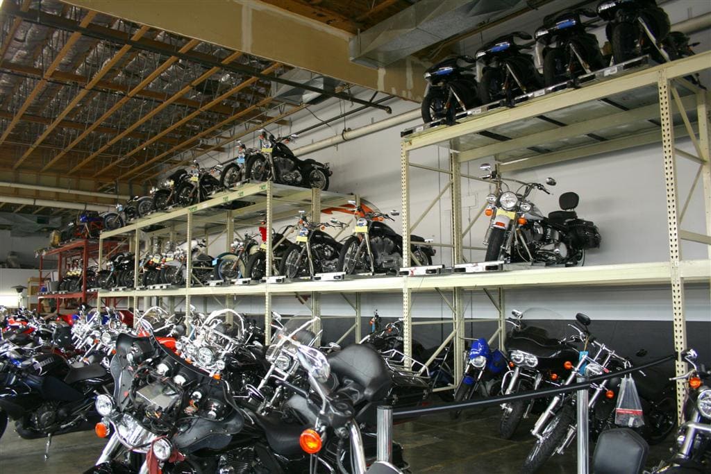 Almacén Harley Davidson Las Vegas. Viajes guiados en moto