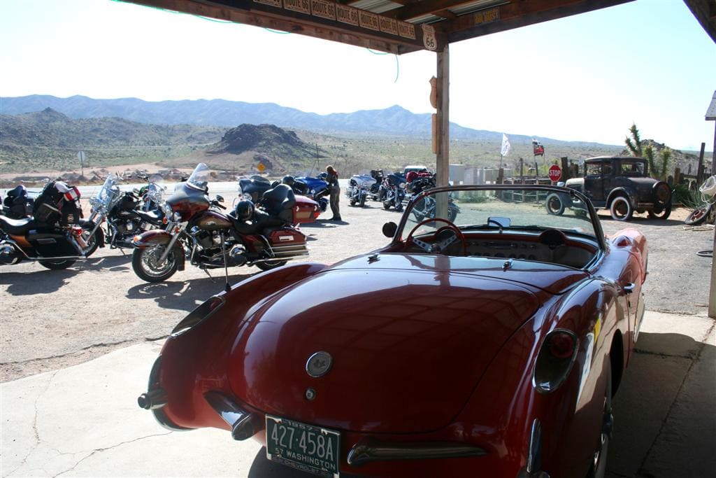 Hackberry General Store, AZ. Viajes guiados en moto