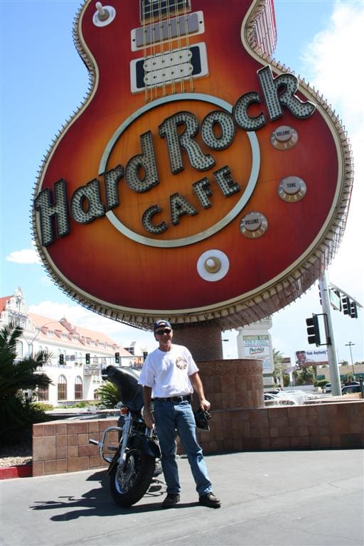Hard Rock Cafe Las Vegas. Viajes guiados en moto