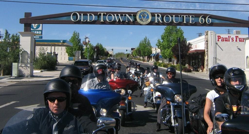 Old Town Route 66, Victorville. Viajes guiados en moto