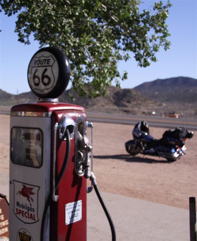 Route 66 Hackberry General Store. Viajes guiados en moto