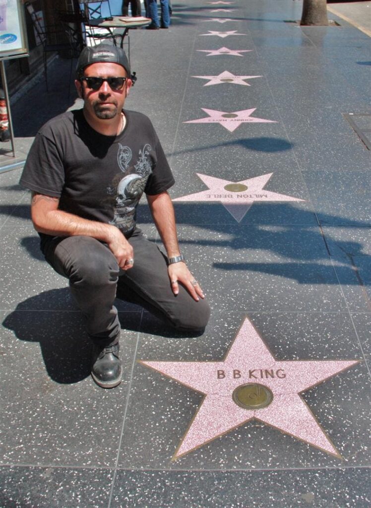 BB King Hollywood star