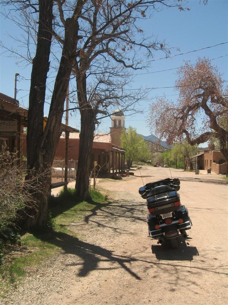 Cerrillos, viaje en moto a Nuevo Mexico. Rutas en moto por USA