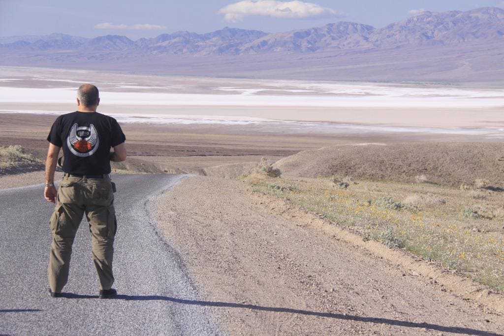 Death Valley National park. Rutas en moto por USA