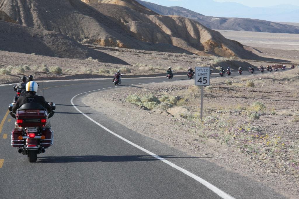 Death Valley. Rutas en moto por USA