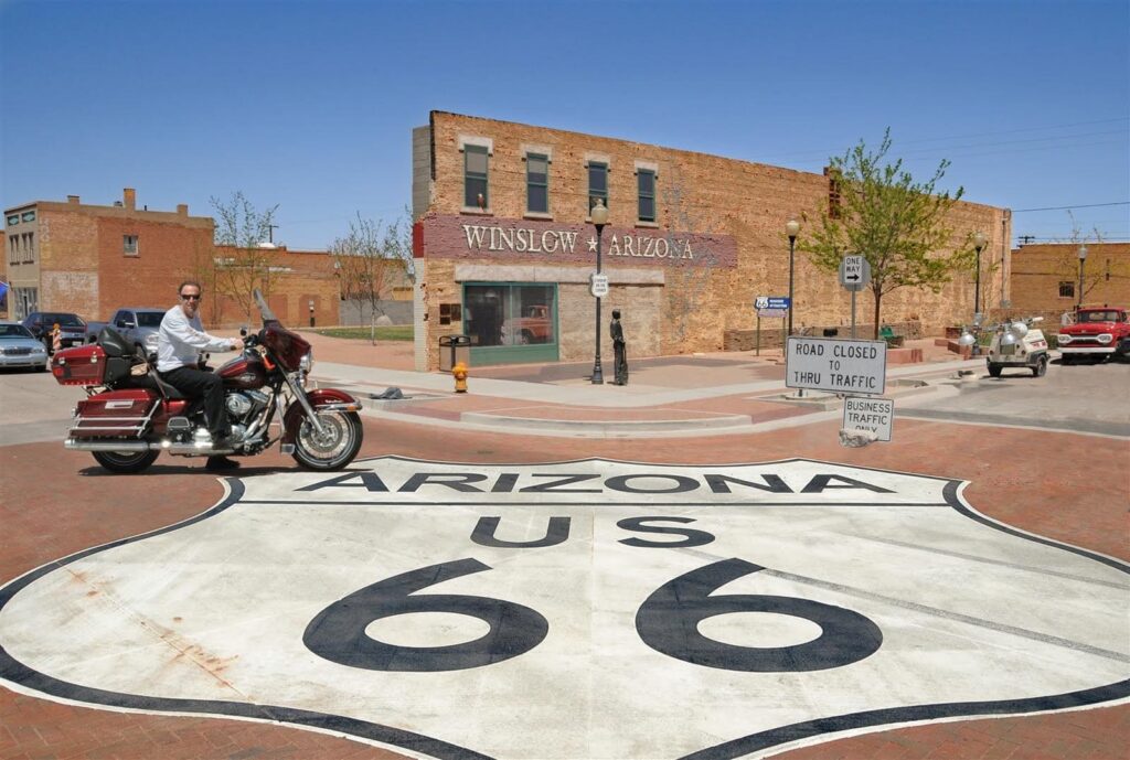Harleys en la ruta 66. Rutas en moto por USA