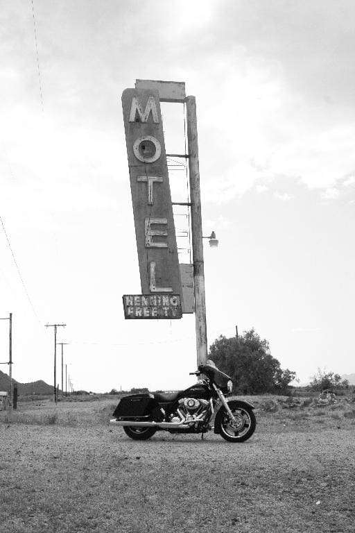 Motel ruta 66. Rutas en moto por USA