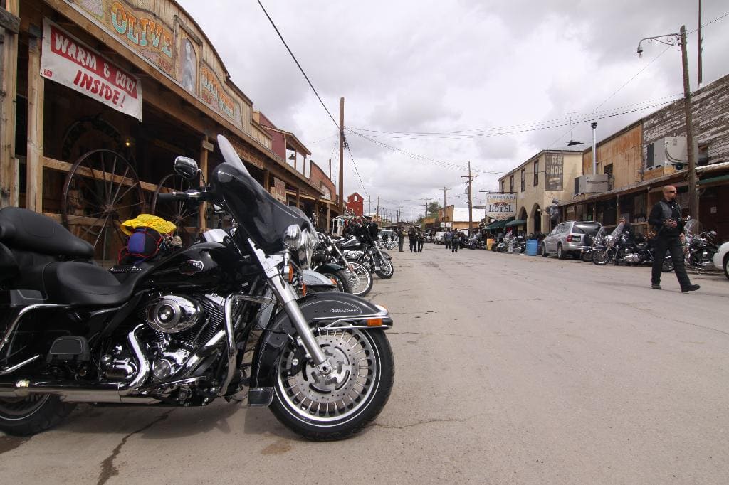 Oatman, Ruta 66. Rutas en moto por USA