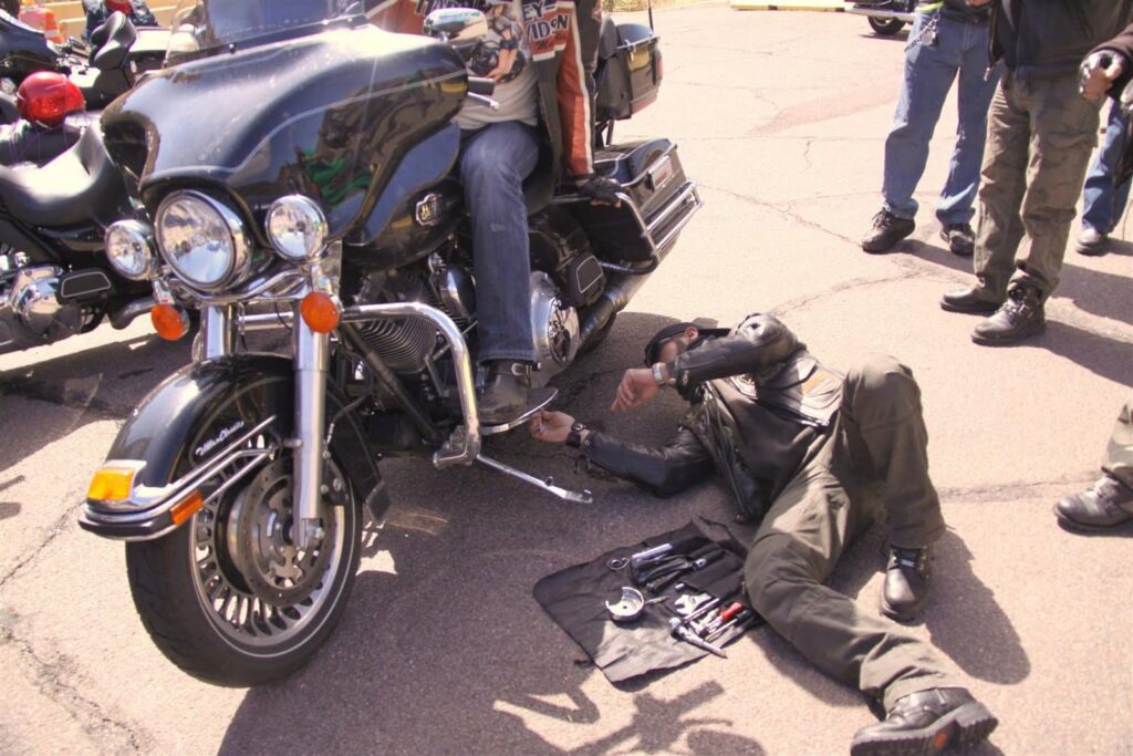 Reparar moto en USA