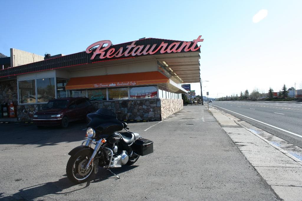 Restaurantes de la ruta 66. Rutas en moto por USA