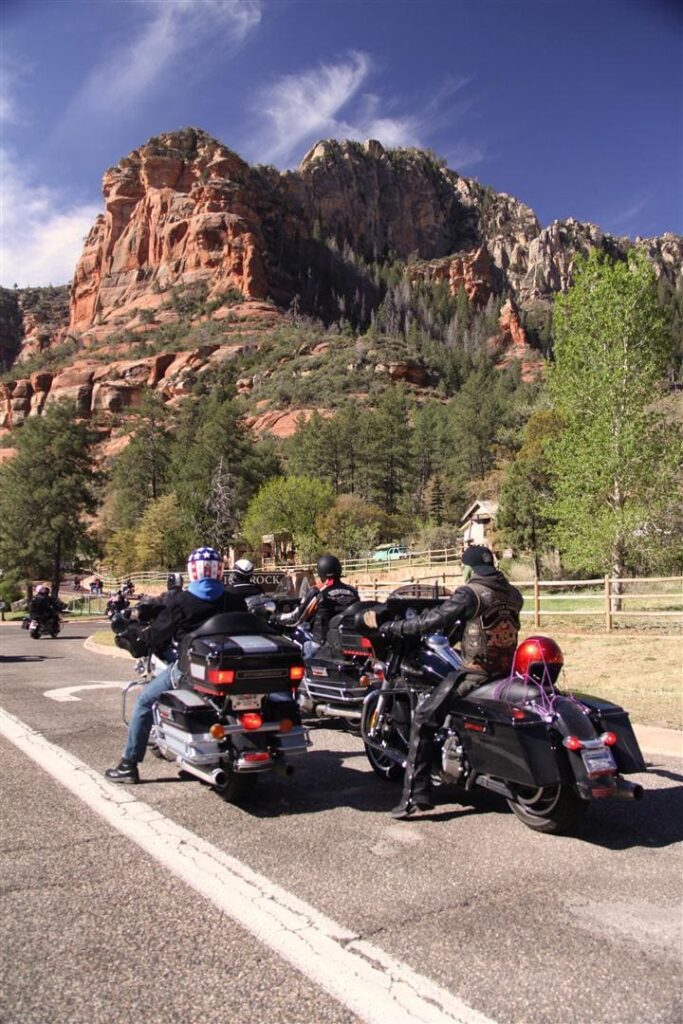 Slide Rock State Park. Rutas en moto por USA