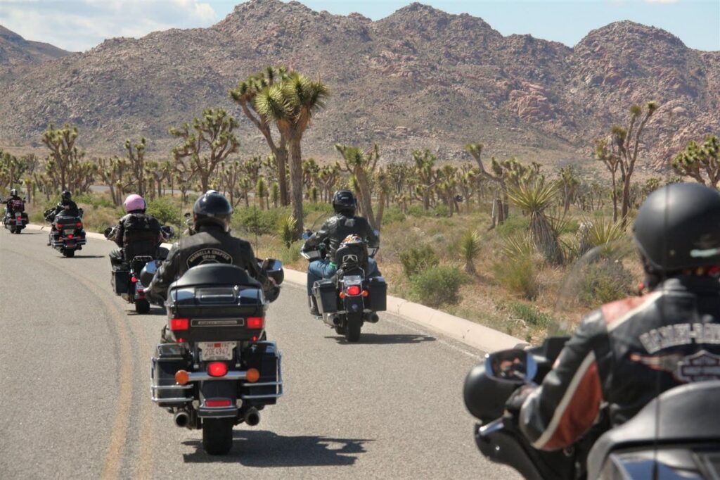 Viaje en moto por USA Joshua Tree. Rutas en moto por USA