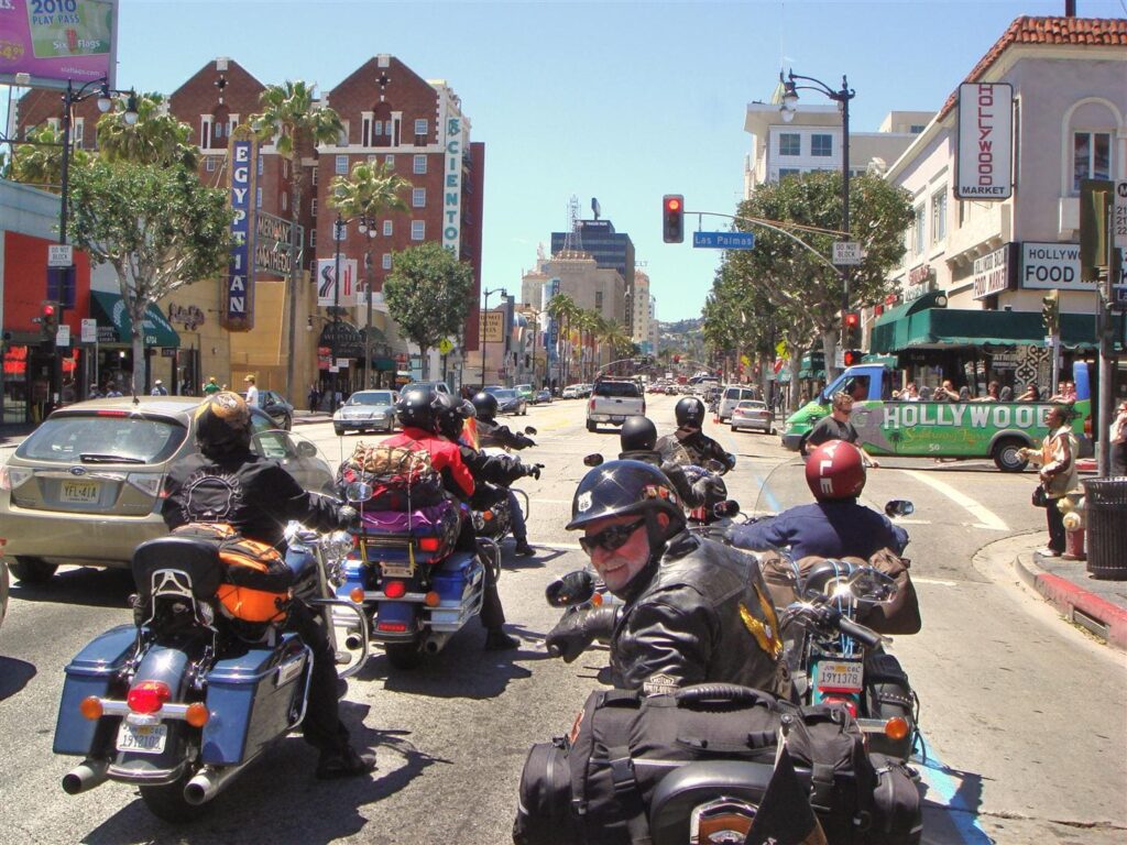 Viaje en moto USA, Hollywood. Rutas en moto por USA
