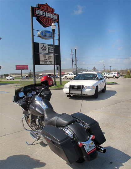 Harley Davidson Baton Rouge, Louisiana. Viaje en moto por Estados Unidos