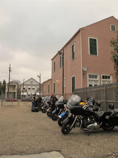 Harleys en Nueva Orleans. Viaje en moto por Estados Unidos