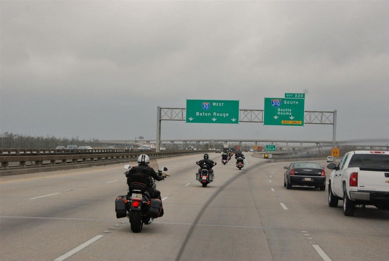 Nueva Orleans en moto. Viaje en moto por Estados Unidos