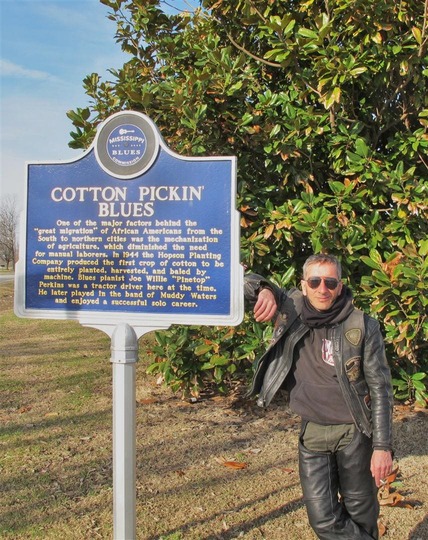 Gon Castro en la ruta 61. Viaje en moto por Estados Unidos