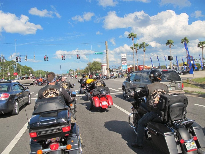 Llegada a Daytona. Viaje en moto por Estados Unidos