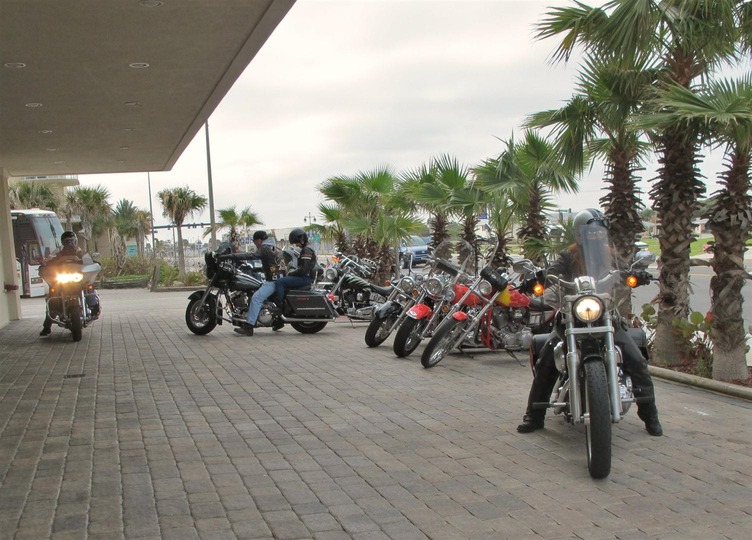 Lobby hotel Daytona Bike Week. Viaje en moto por Estados Unidos