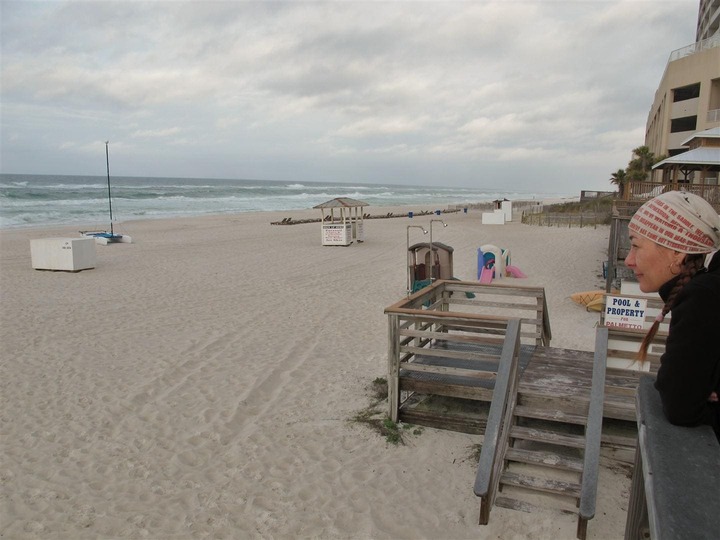 Playa en Panama City, ruta en moto Florida