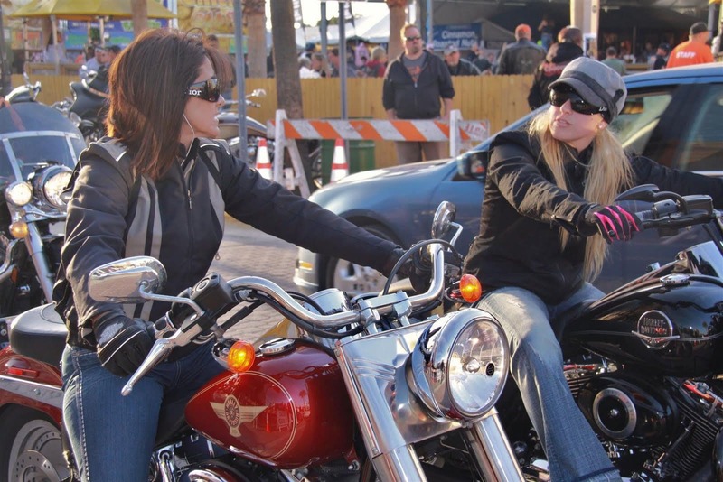 Real biker girls in Daytona