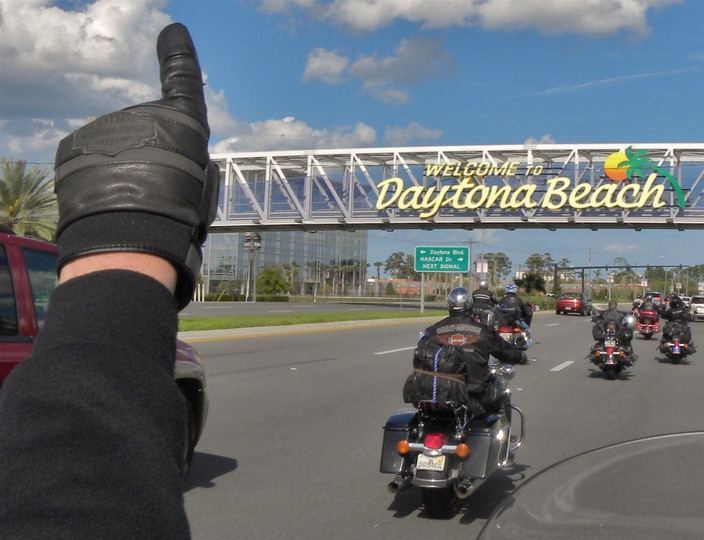 Viaje en moto a Daytona Beach. Viaje en moto por Estados Unidos
