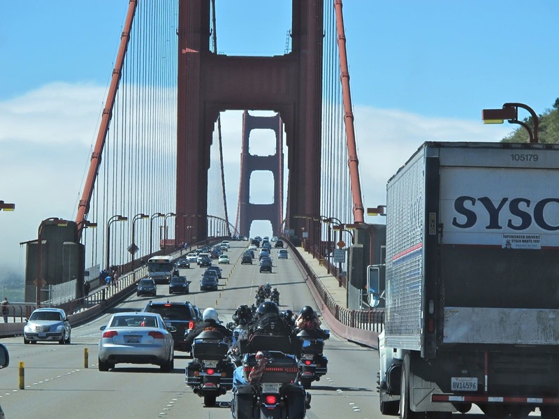 Golden Gate, viaje en moto por USA