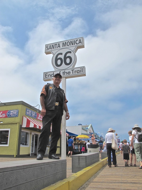 Muelle Santa Monica, california, ruta 66. Tours en moto por USA