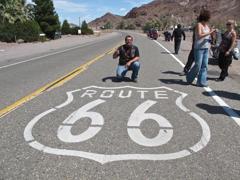 Símbolo carretera ruta 66, viaje en moto