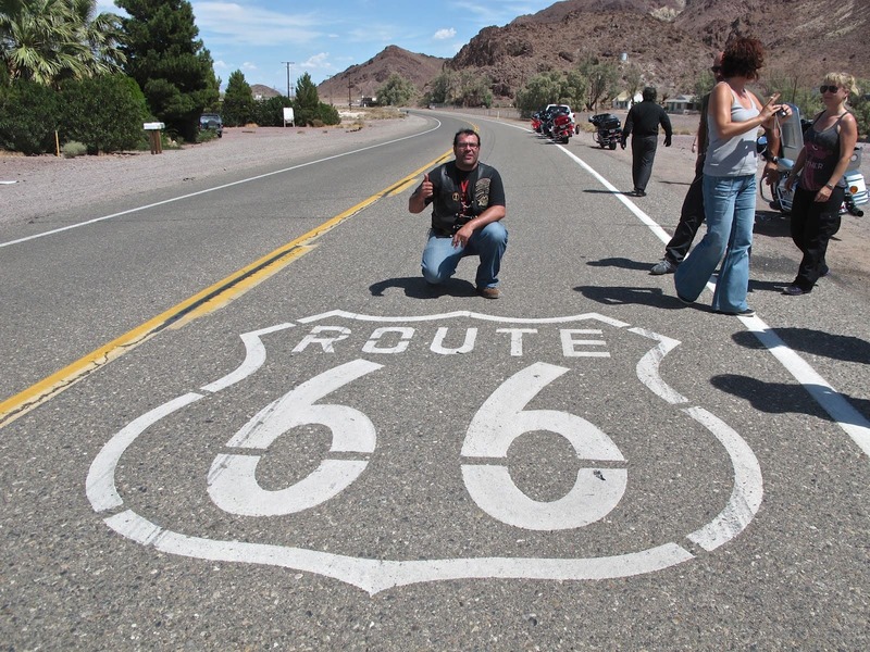 Símbolo carretera ruta 66, viaje en moto