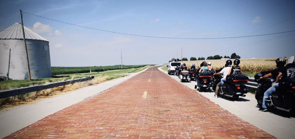 Paradas en carretera viaje en moto