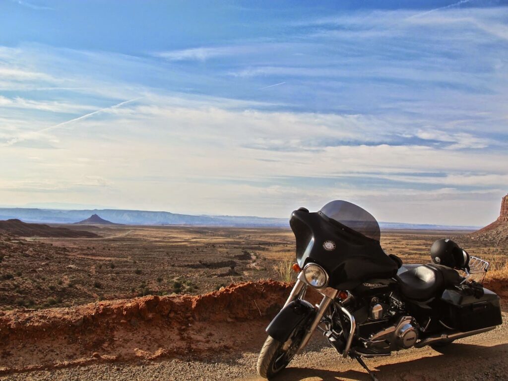 Gods Valley, Utah, viaje en moto en America