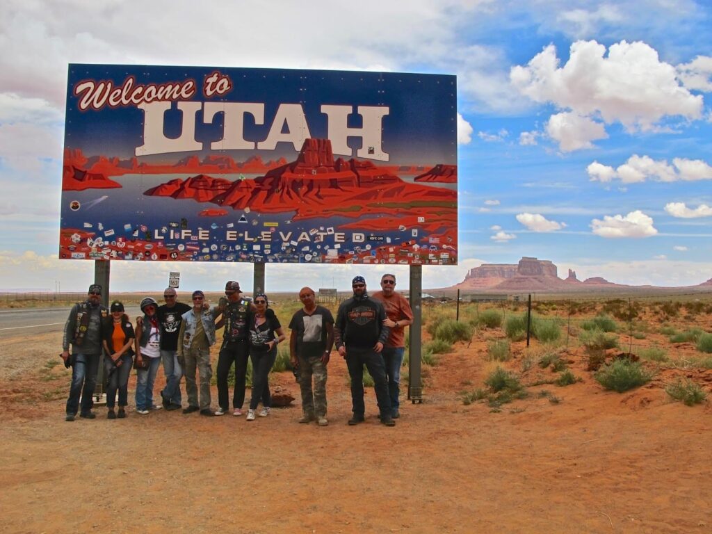 Viaje en grupo por USA, cartel Utah, 