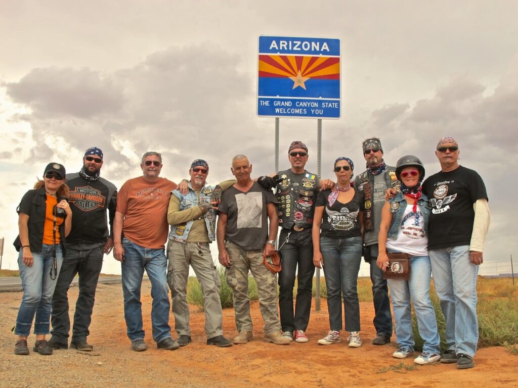 Viaje en moto en grupo USA