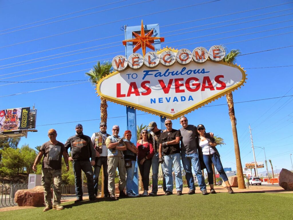 Welcome Las Vegas, turismo USA, Viajes en moto por USA