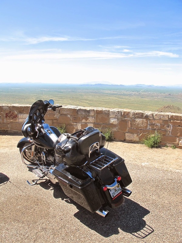 Mirador de White Spar, viaje EEUU. Viajar en moto por USA.