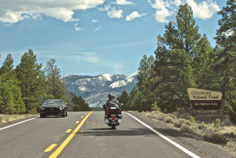 Motoviajeros en la ruta 66. Viajar en moto por USA