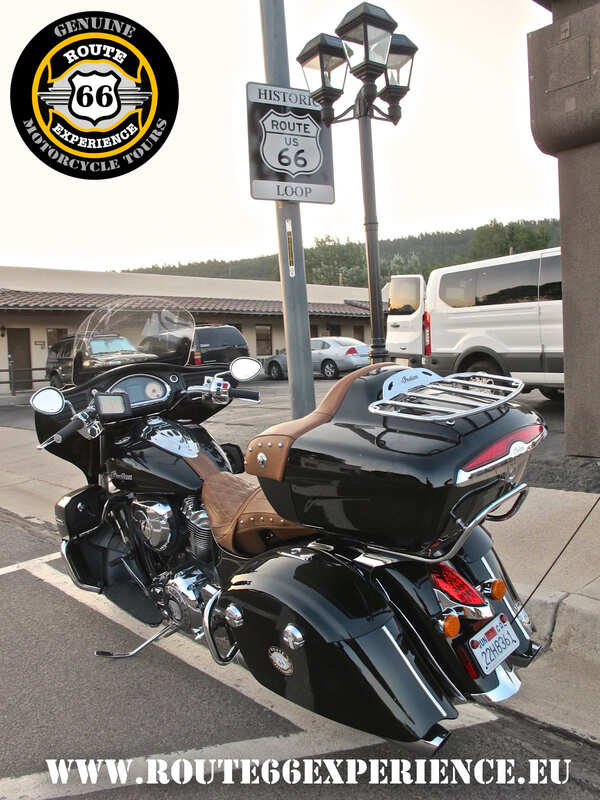 Route 66 Experience, Indian Roadmaster en Williams. AZ. Viaje ruta 66 en grupo