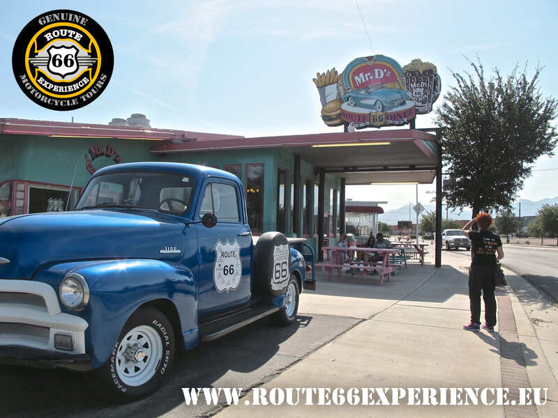 Route 66 Experience, Mr Dz diner. Viaje ruta 66 en grupo