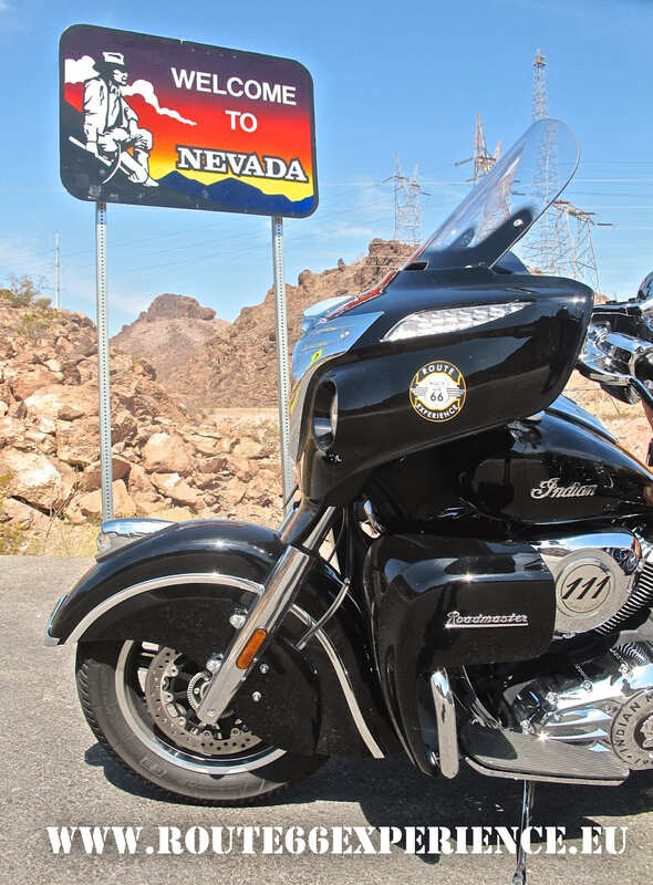 Route 66 Experience, Welcome to Nevada sign, Viaje ruta 66 en grupo