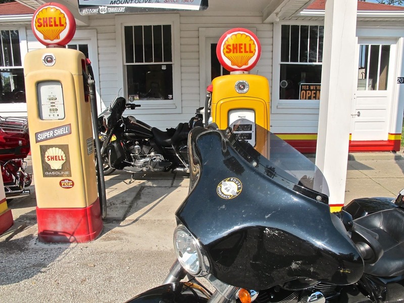 Soulsby Station, Mount Olive, route 66 en moto