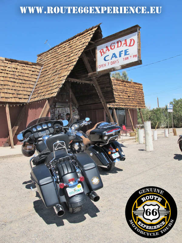 Route 66 Experience, Bagdag Cafe, Viajes en moto por USA