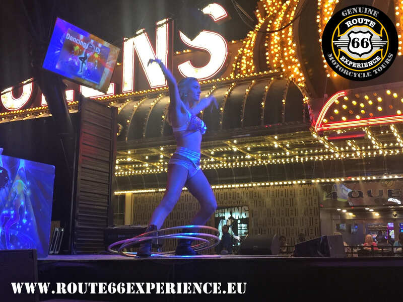 Route 66 Experience, baile en Fremont Street, Viajes en moto por USA