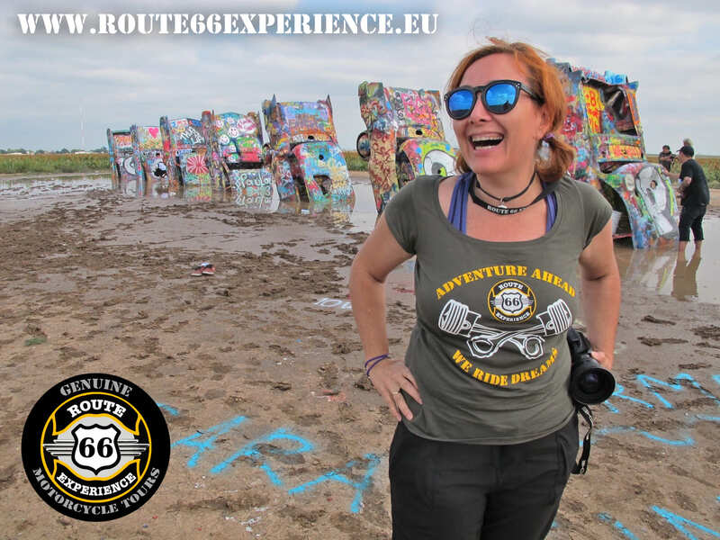 Route 66 Experience, Cadillac Ranch, Viajes en moto por USA