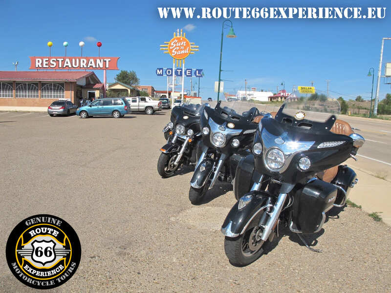 Route 66 Experience, desayuno en Santa Rosa, NM, Viajes en moto por USA