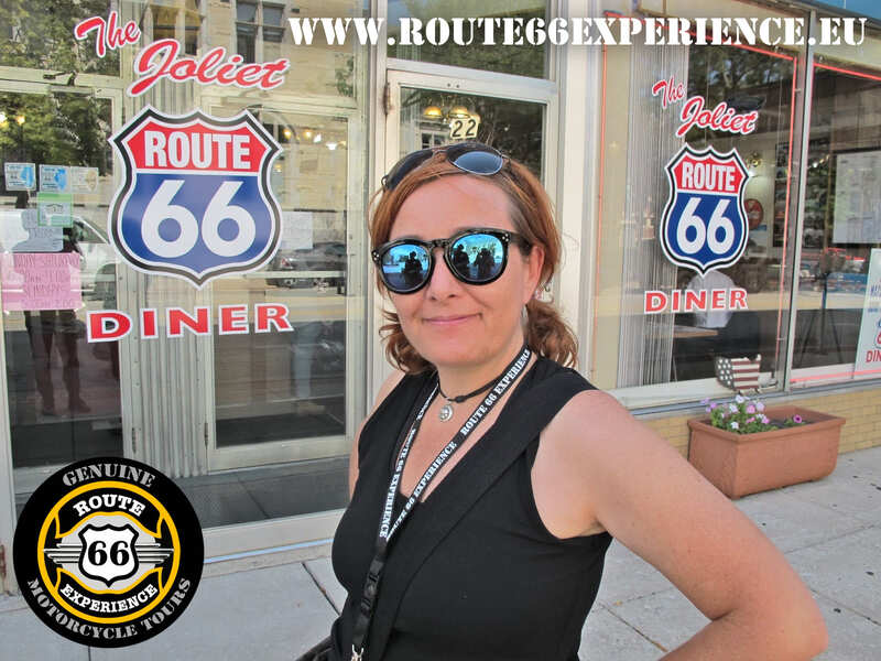 Route 66 Experience, entrada Joliet Diner, Viajes en moto por USA