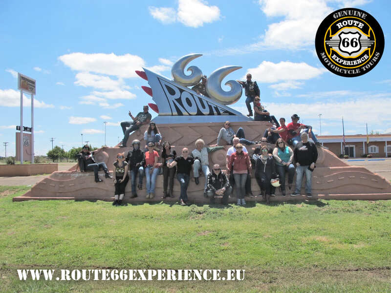 Route 66 Experience, monumento ruta 66 Tucumcari, Viajes en moto por USA