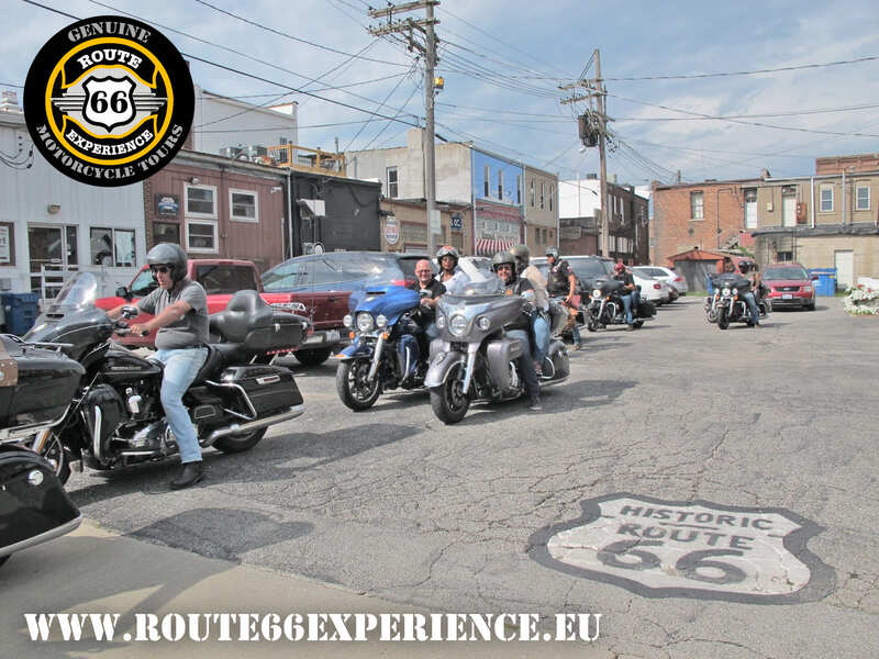 Route 66 Experience, salida de Pontiac. Viajes en moto por USA